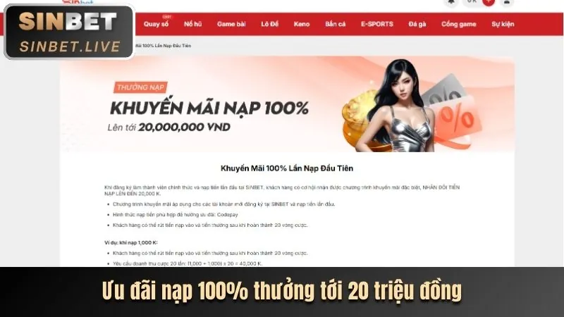 Tiền Thưởng Gửi Tiền Lần Đầu